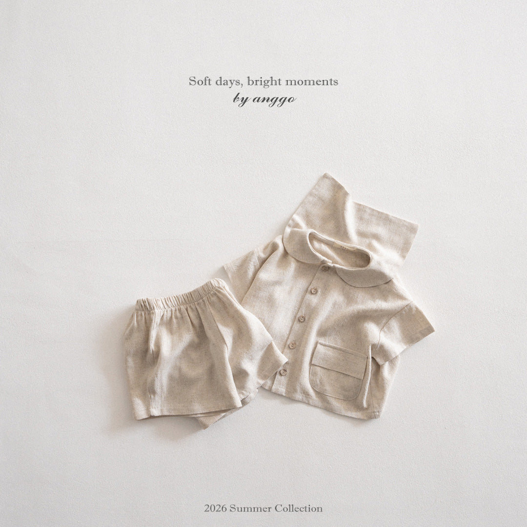 韓國童裝 26夏| AG26 Vanilla bean Set (80-120cm)