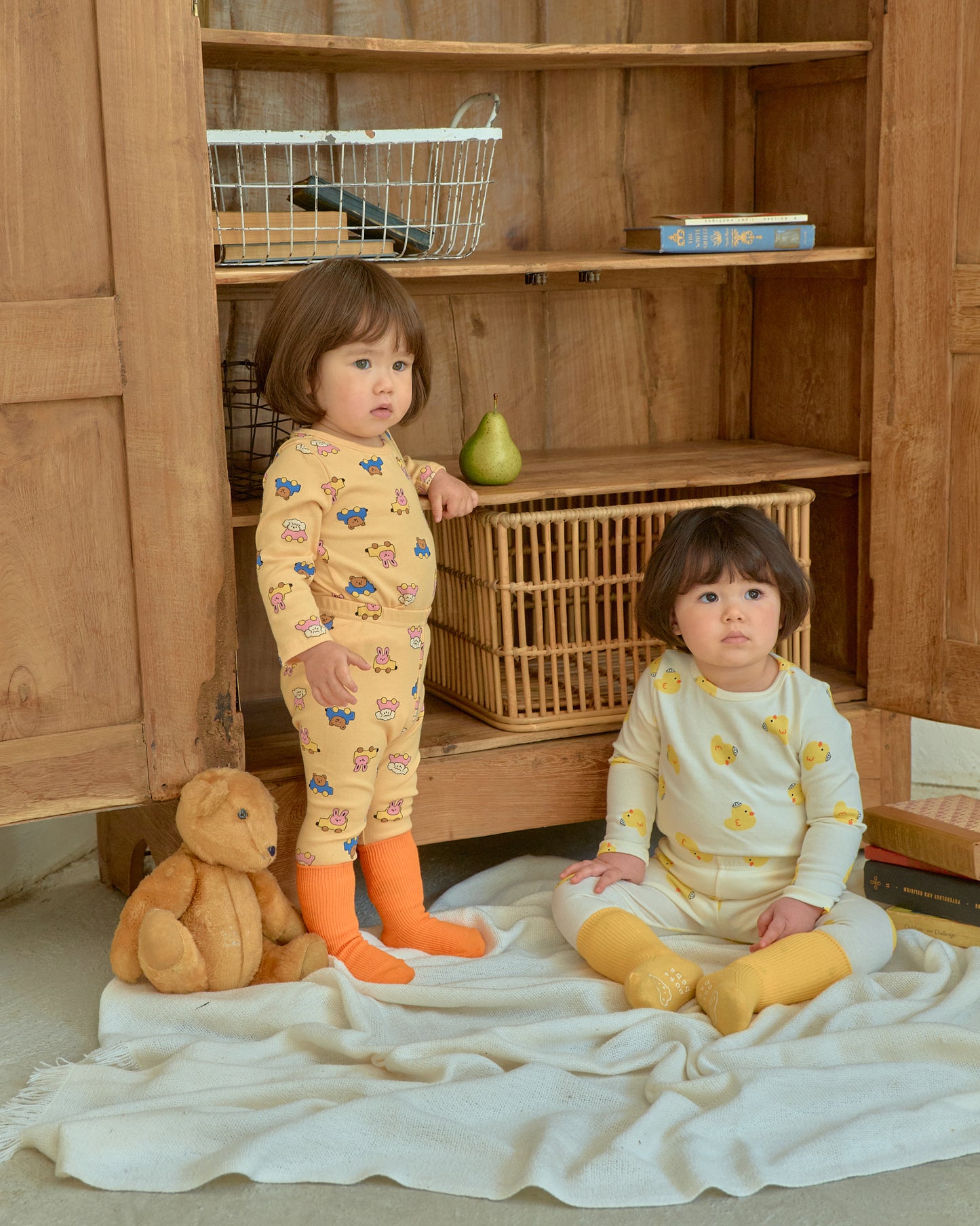 韓國童裝 26SS | OT02 Picnic Kids Top and Bottom Set (75-120cm)