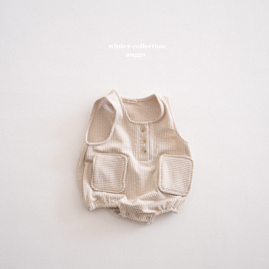 \限時預購/ 韓國童裝  AG25213 Pocky Overall Romper