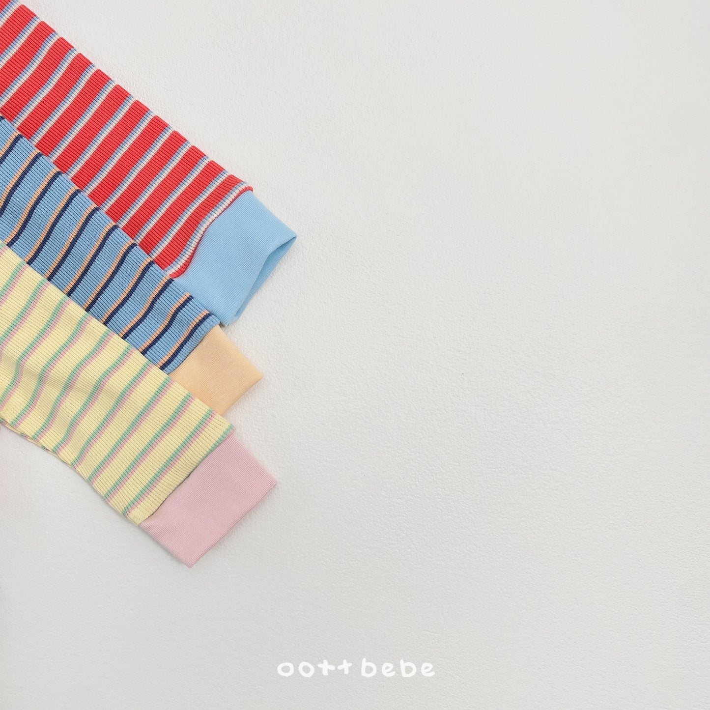 韓國童裝 26SS | OT06 Apollo Stripe Kids Top and Bottom Set (75-120cm)