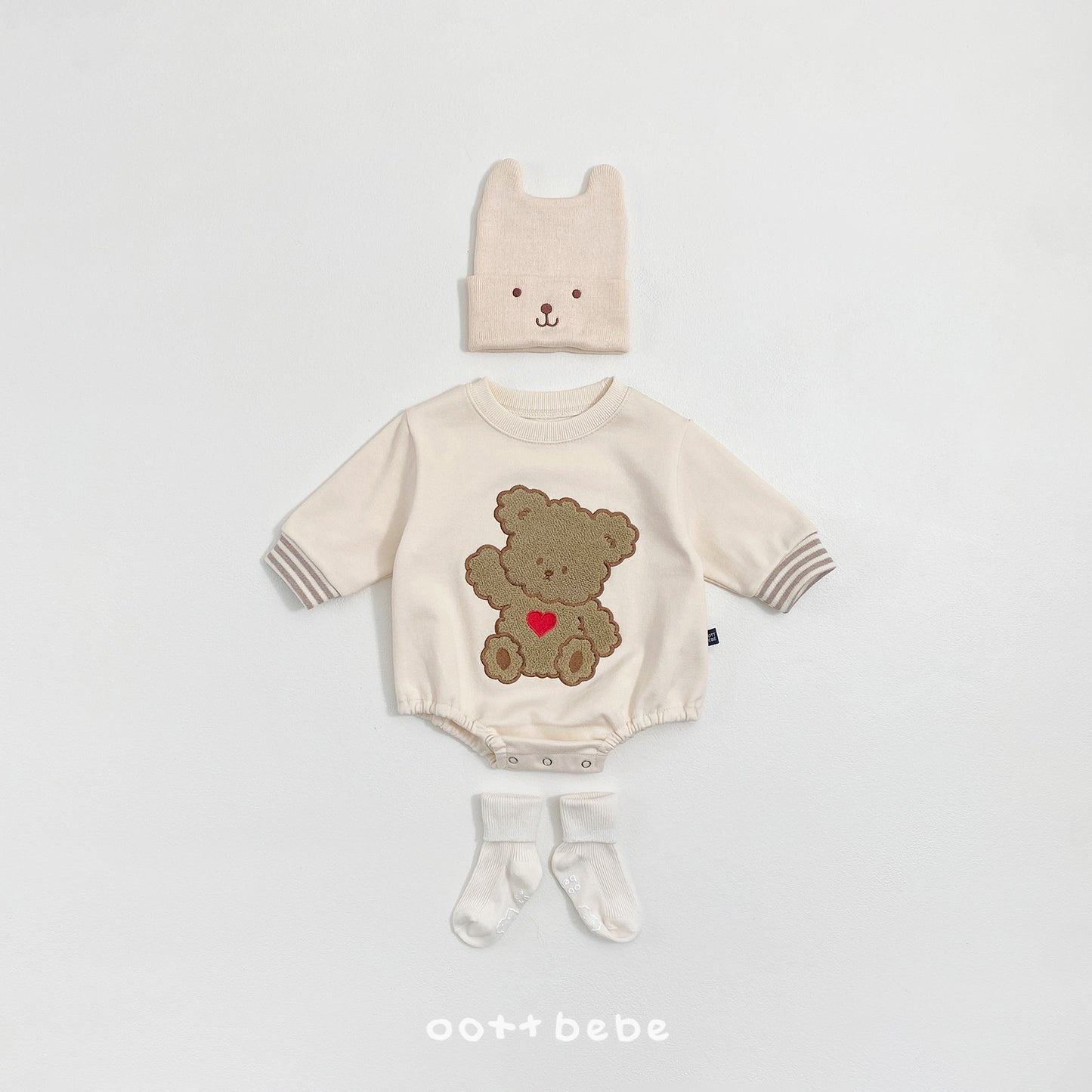韓國童裝 26SS | OT26 oott Bear Baby Suit (55-75cm)