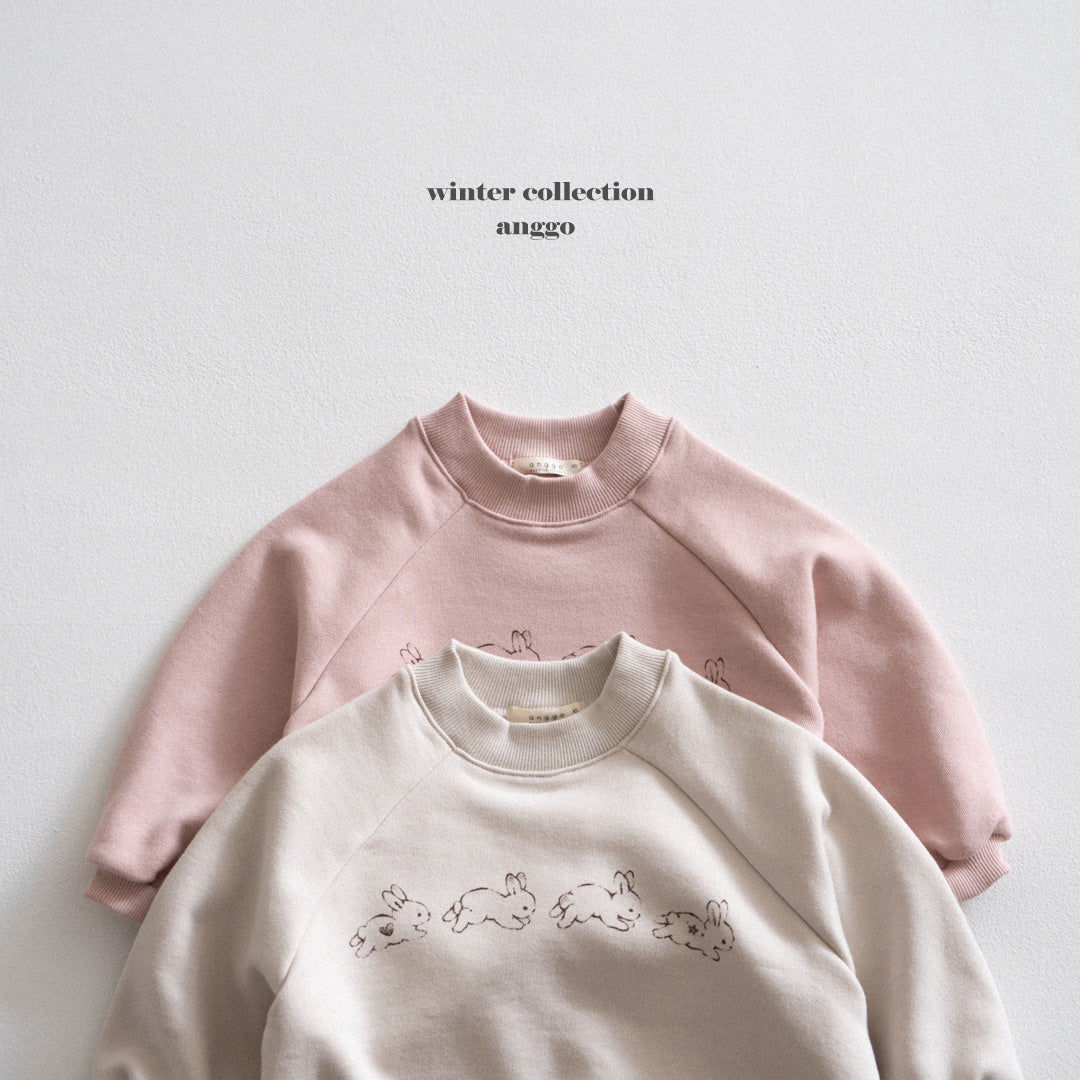 \限時預購/ 韓國童裝  AG25234 Bunny Sweatshirt