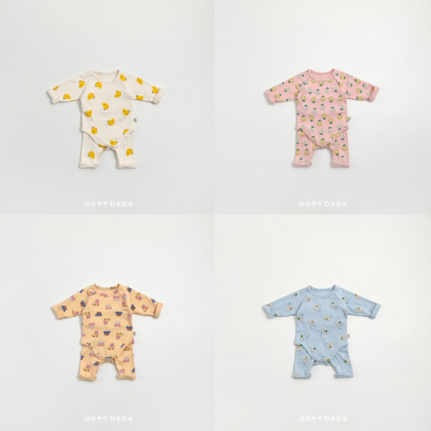 韓國童裝 26SS | OT01 Picnic Baby Suit and Leggings Set (55-75cm)