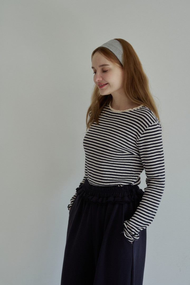韓國童裝 26秋| MN26 Connie Stripe Tee 上衣 (80-140)