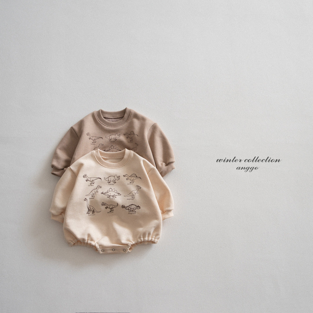 \限時預購/ 韓國童裝  AG25212 Winter Dino Romper