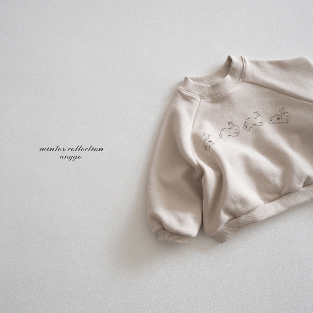 \限時預購/ 韓國童裝  AG25234 Bunny Sweatshirt