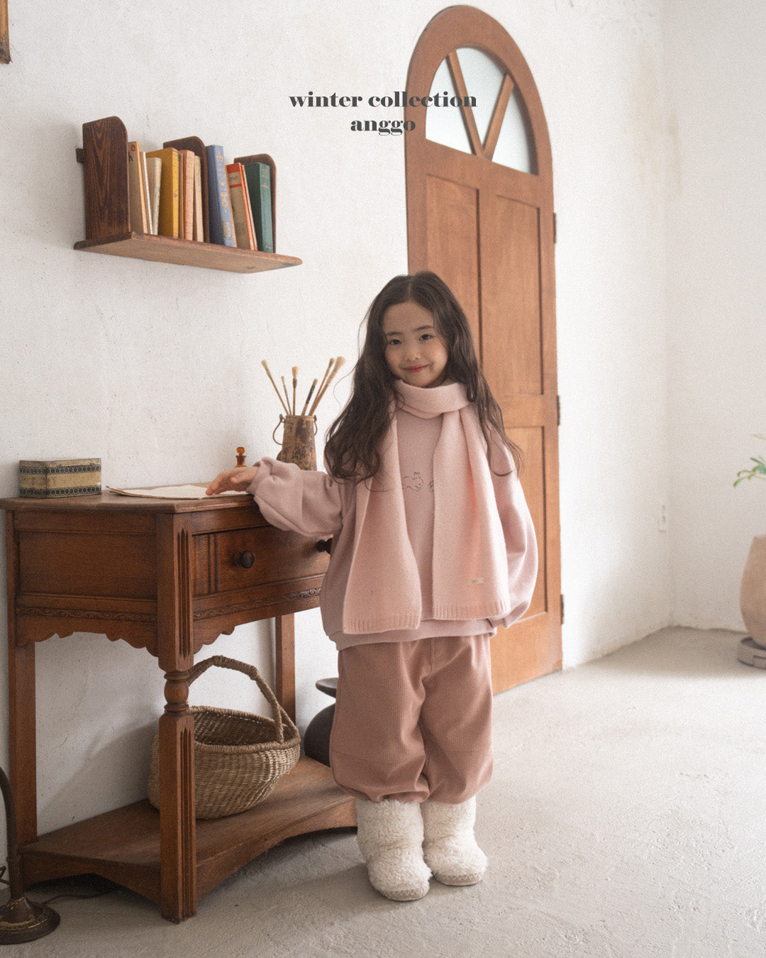 \限時預購/ 韓國童裝  AG25216 Croissant Pants