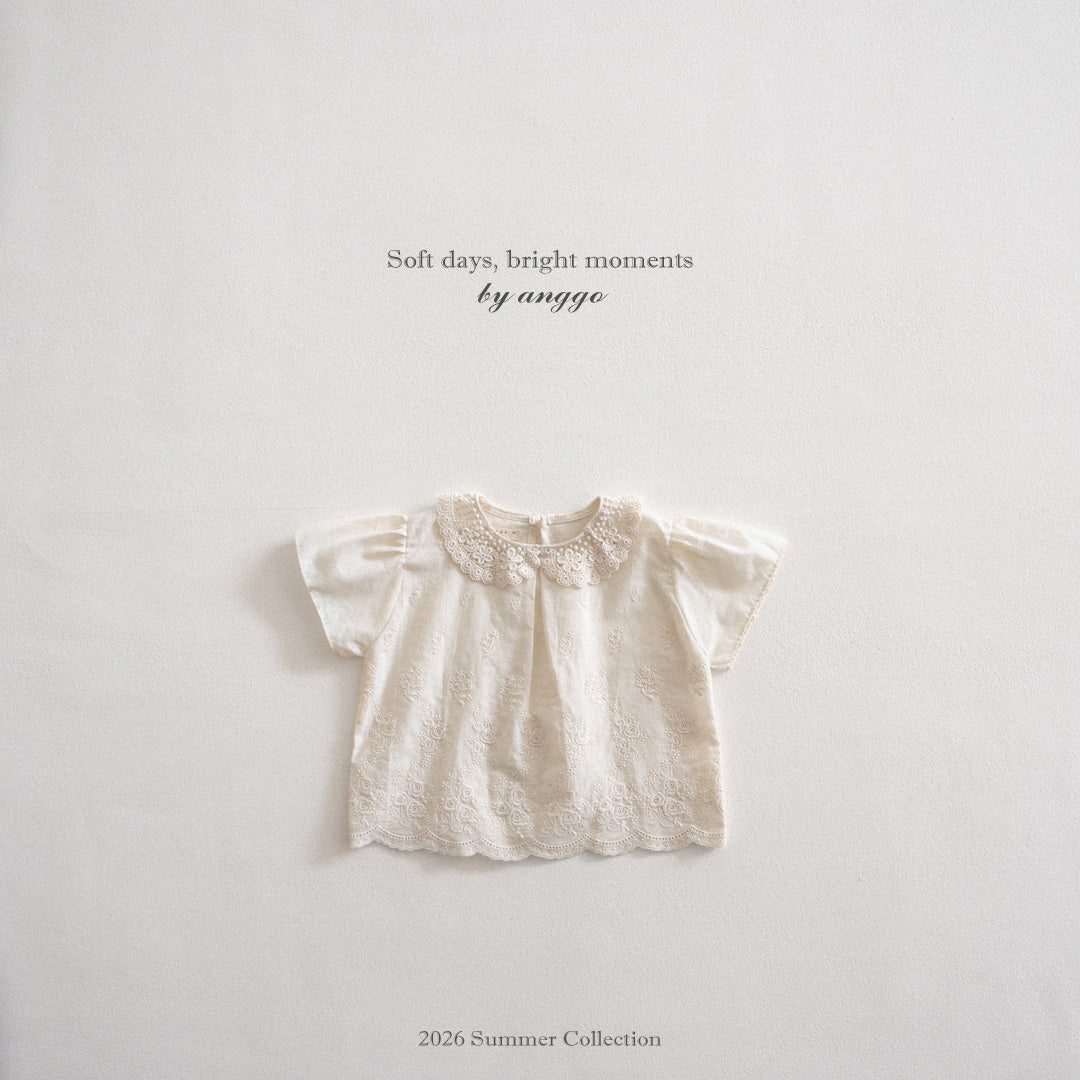 韓國童裝 26夏| AG14 Ricotta Blouse (80-120cm)
