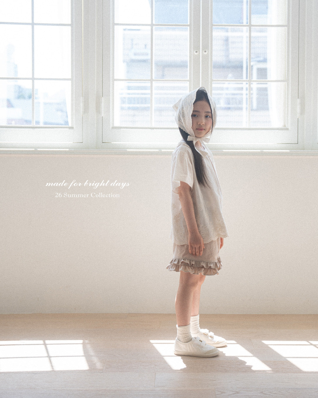 韓國童裝 26夏| AG21 Milk tea Pants (80-120cm)