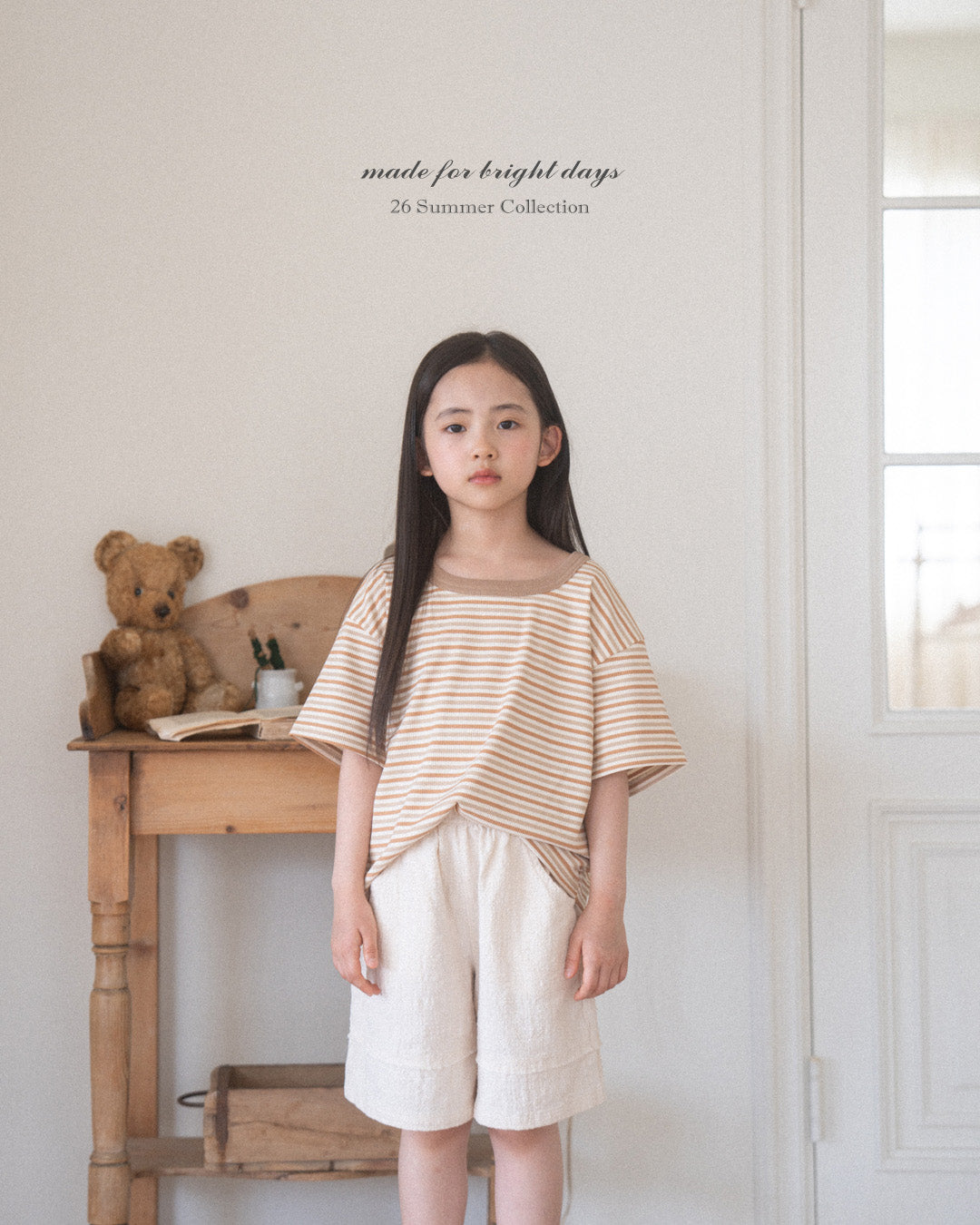 韓國童裝 26夏| AG01 Wafer T-shirt (80-120cm)