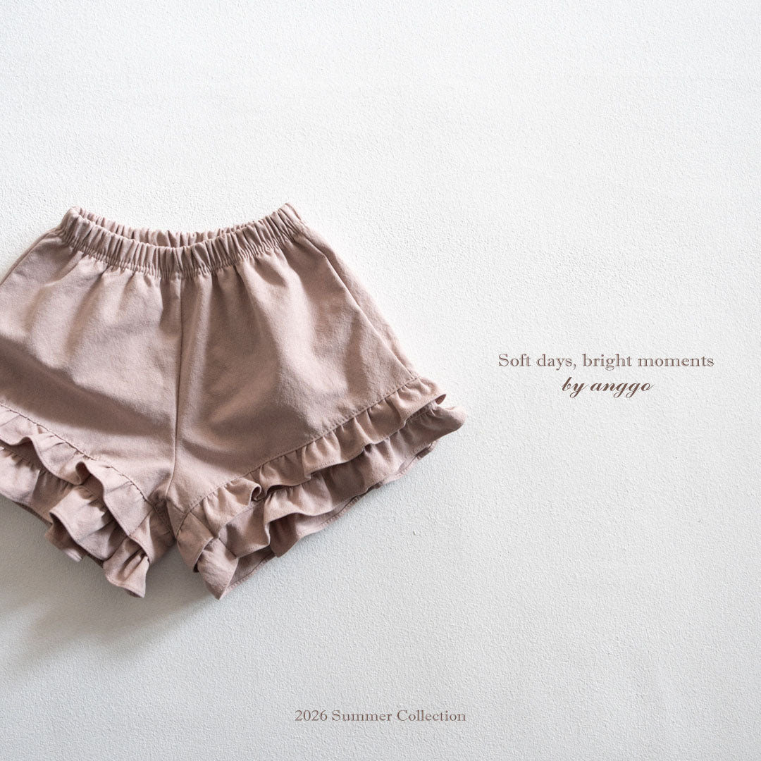 韓國童裝 26夏| AG21 Milk tea Pants (80-120cm)