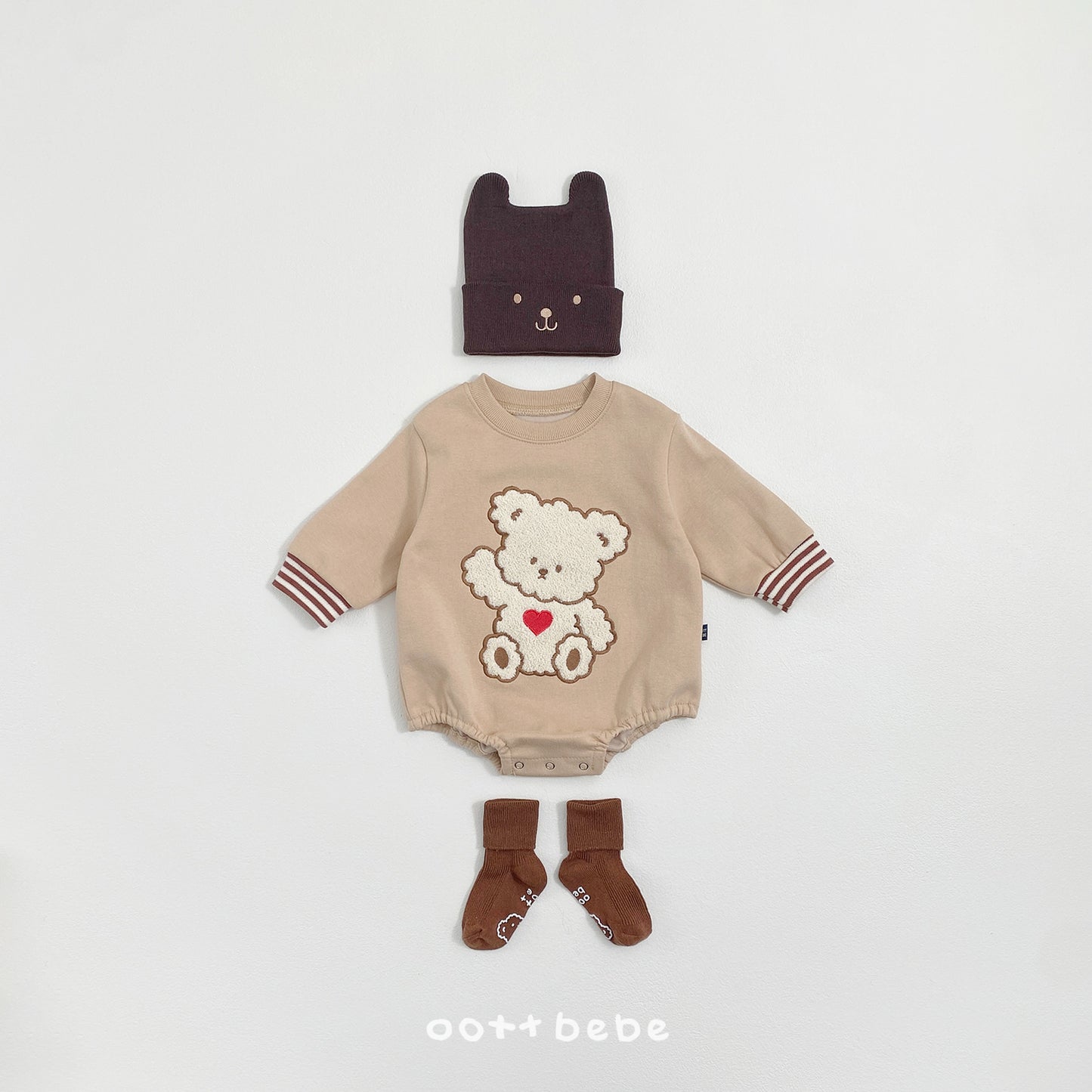 韓國童裝 26SS | OT26 oott Bear Baby Suit (55-75cm)