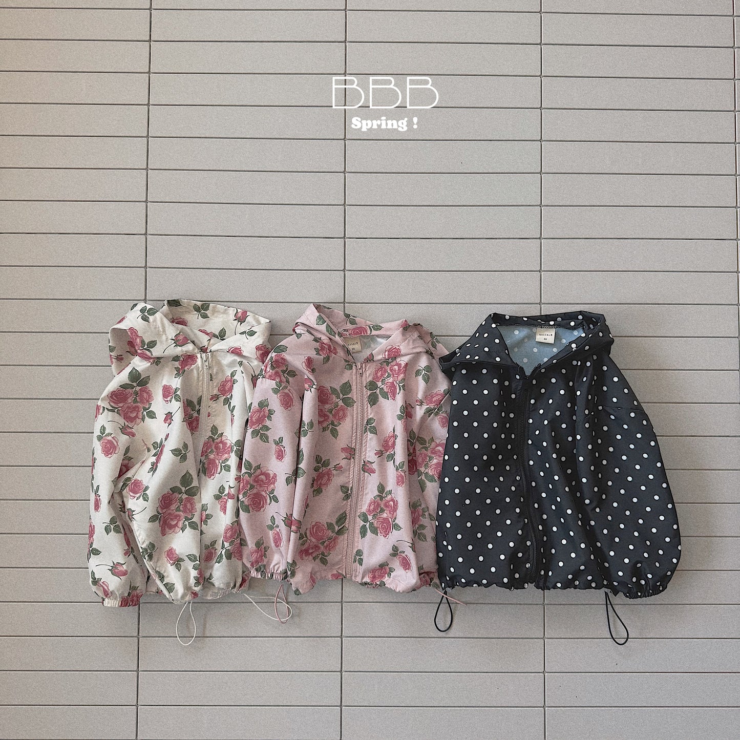 韓國童裝 26春 | BB14 Bebe Hood Flower Jumper (70-100cm)