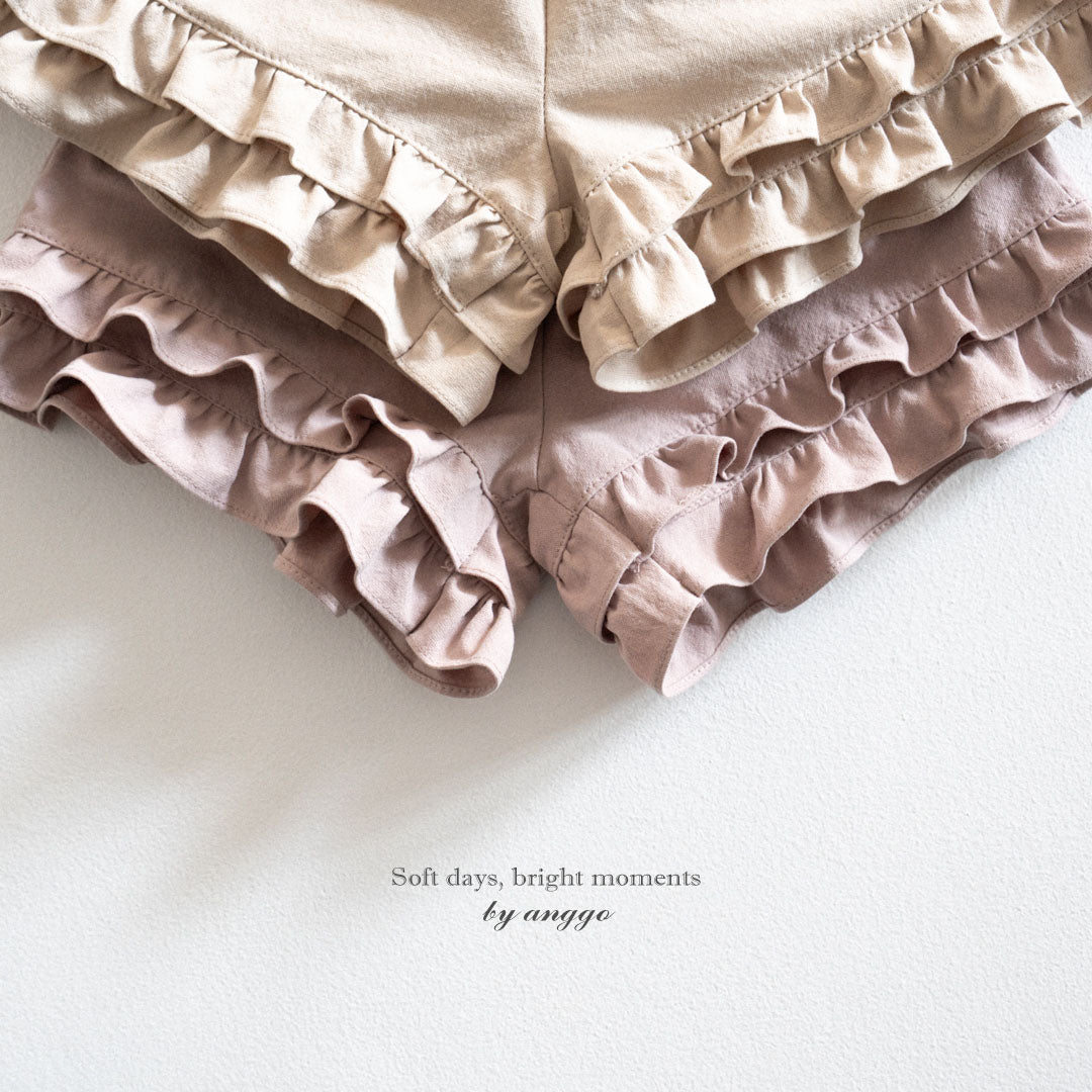 韓國童裝 26夏| AG21 Milk tea Pants (80-120cm)