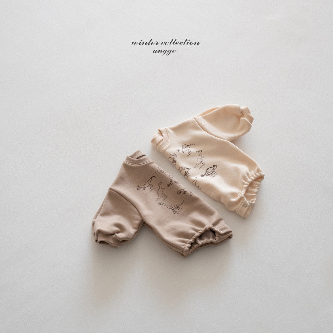 \限時預購/ 韓國童裝  AG25212 Winter Dino Romper