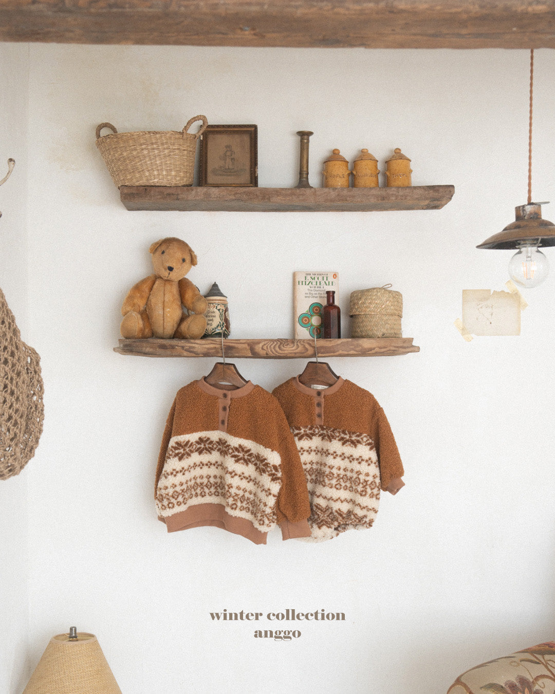 \限時預購/ 韓國童裝  AG25209 Baby Pecan Romper