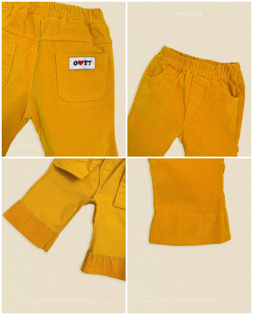 韓國童裝 26秋| OT70 Stylish Bootcut Pants 褲子