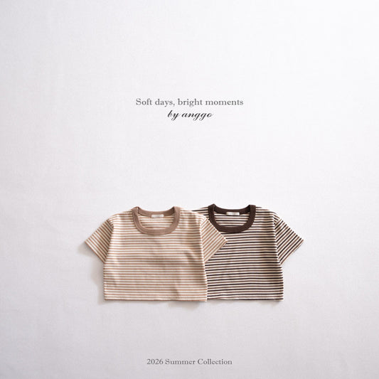 韓國童裝 26夏| AG01 Wafer T-shirt (80-120cm)