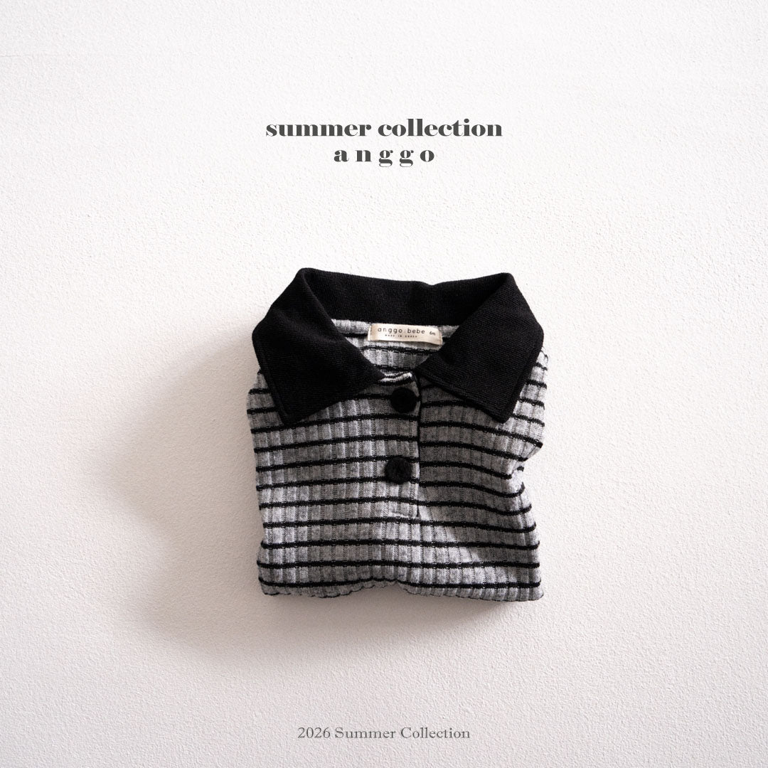 韓國童裝 26夏| AG33 (bebe) Kit-Kat Romper (3-12m)