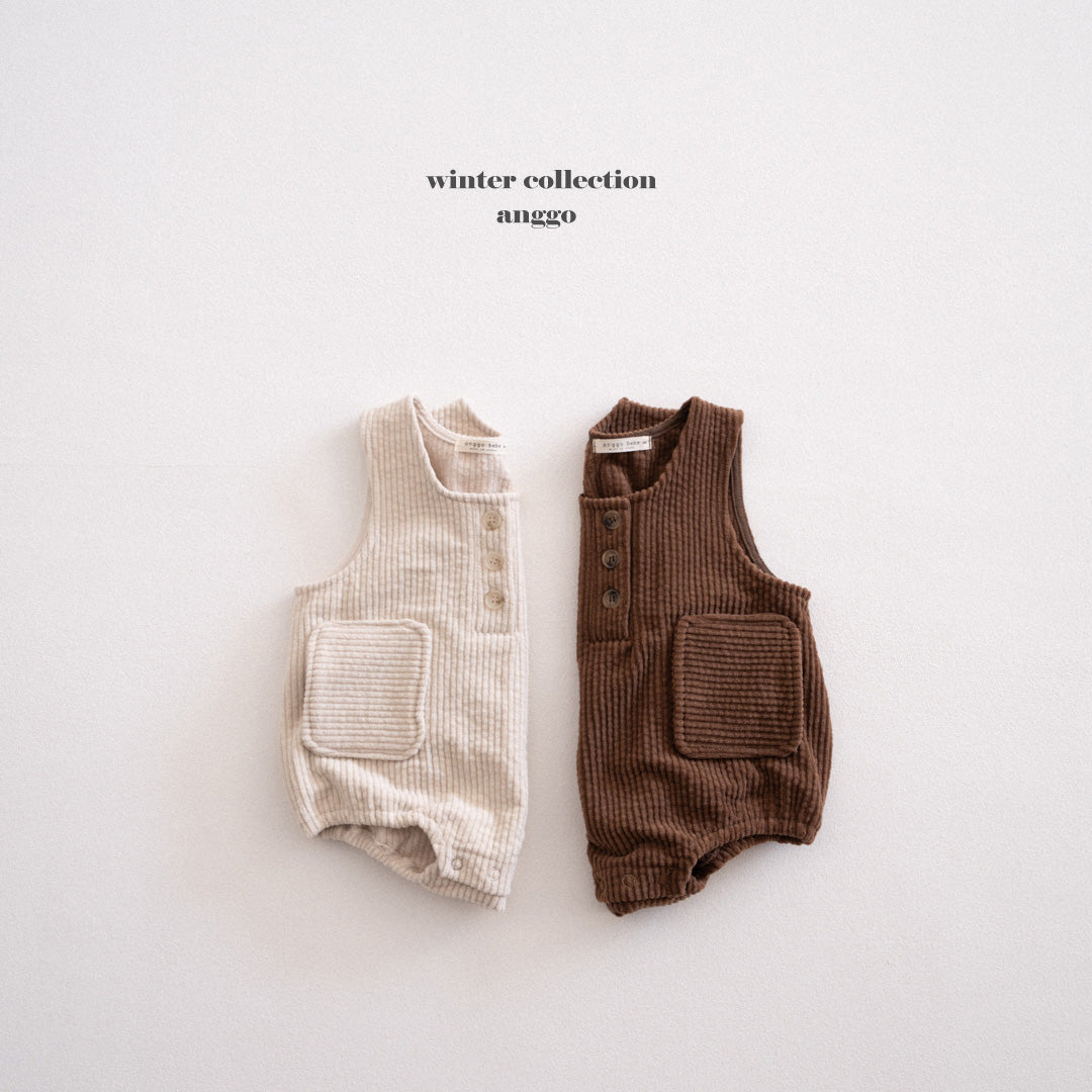 \限時預購/ 韓國童裝  AG25213 Pocky Overall Romper