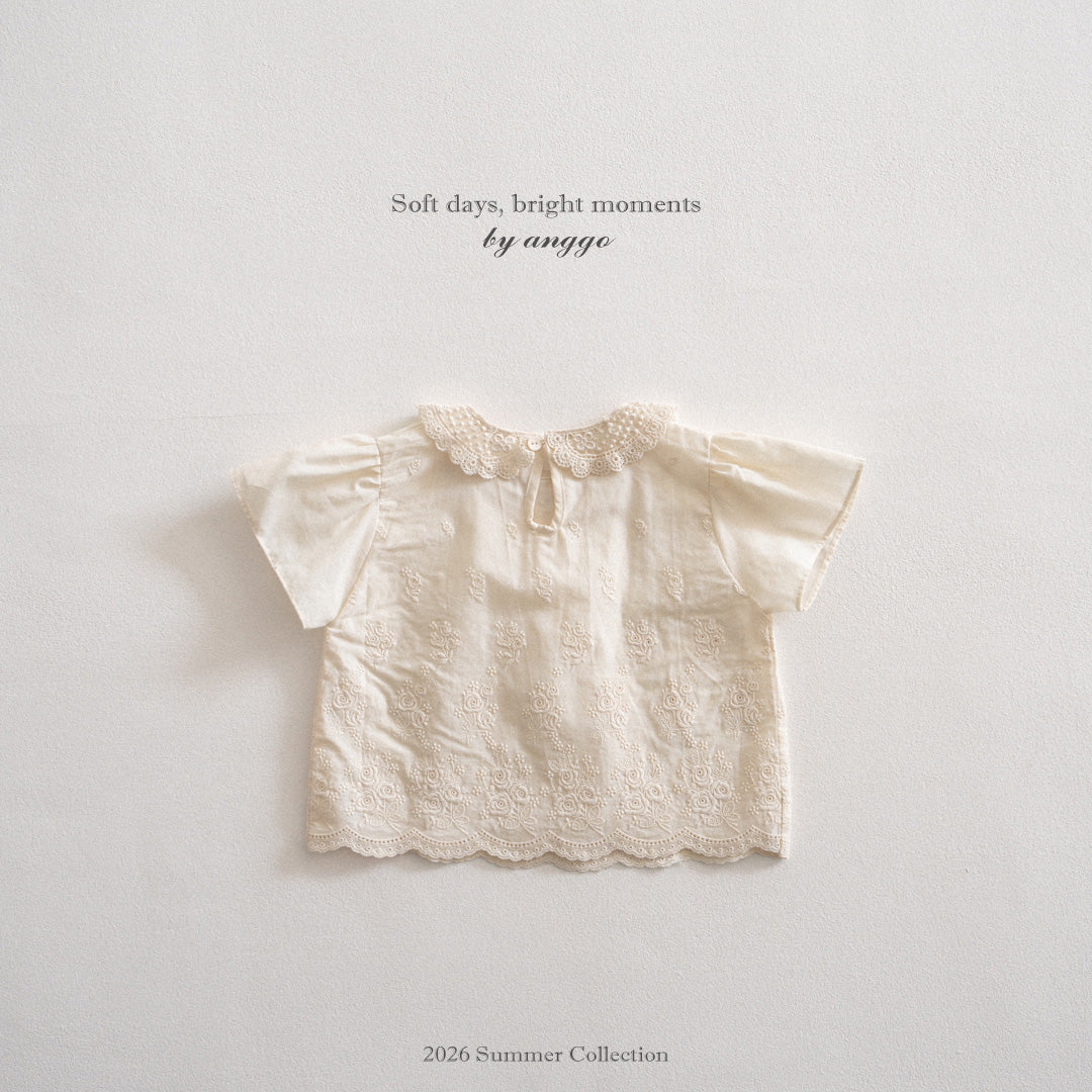 韓國童裝 26夏| AG14 Ricotta Blouse (80-120cm)