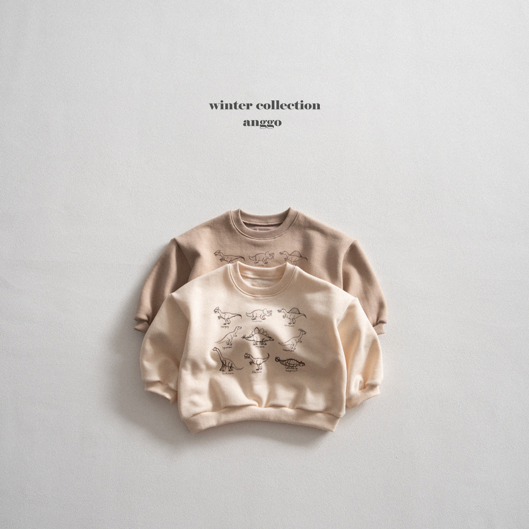 \限時預購/ 韓國童裝  AG25232 Winter Dino Sweatshirt