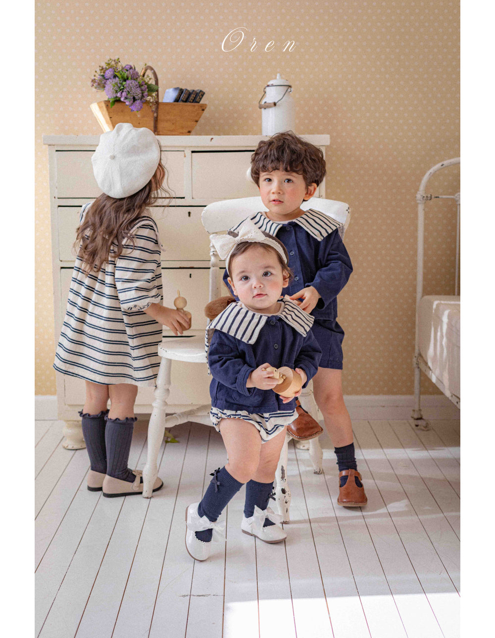 韓國童裝 26春 |  OR65 Jamie Marin ST Cardigan (75~100cm)