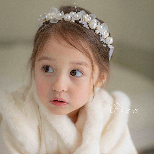 韓國童裝 26春 新款韓服配搭 OR26108 Arin Beaded Hairband (BABY & KIDS)