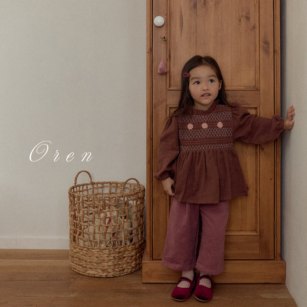 韓國童裝 25秋冬 | OR25403 Blouse