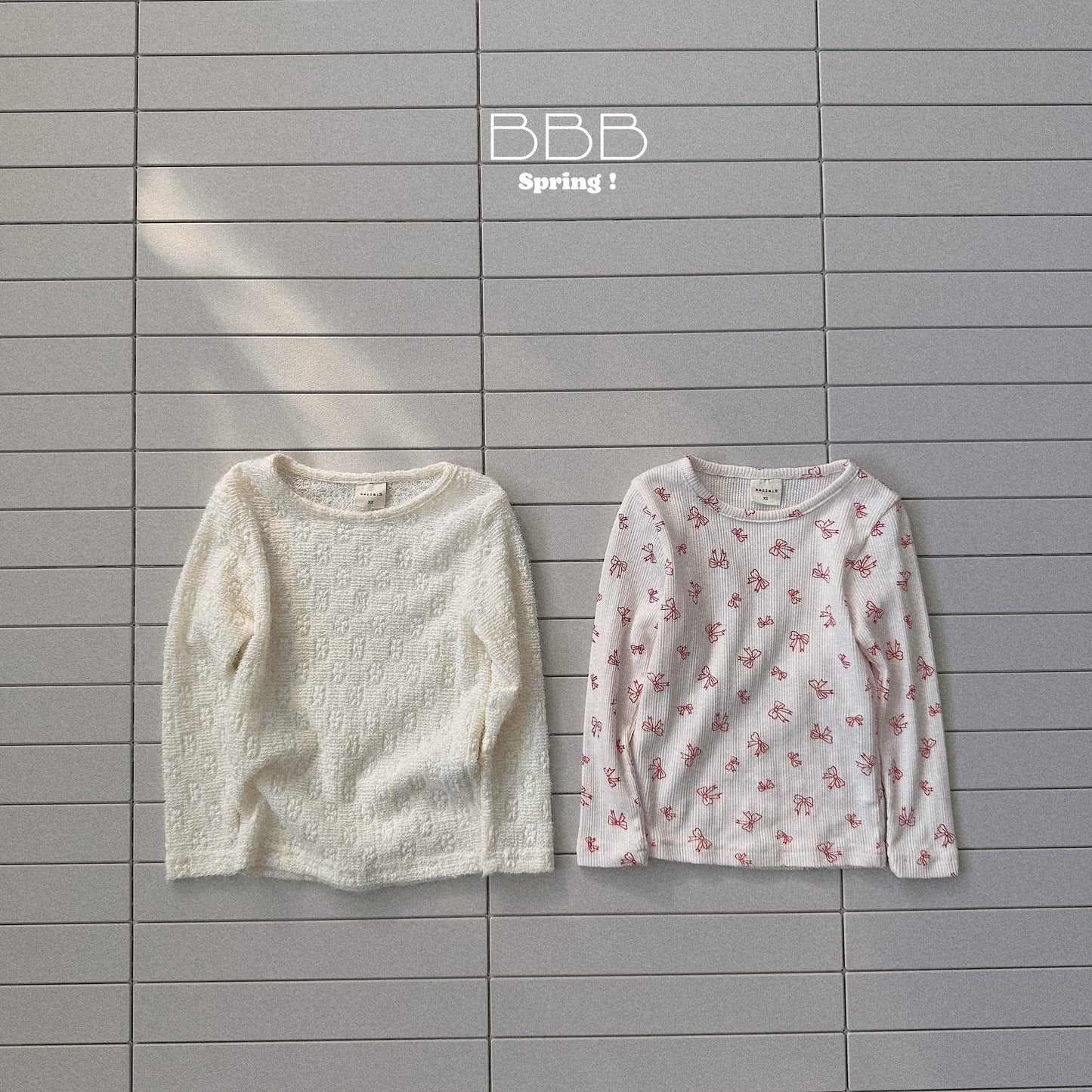 韓國童裝 26春 | BB07 Bebe Spring Floral Basic T-shirt (70-110cm)