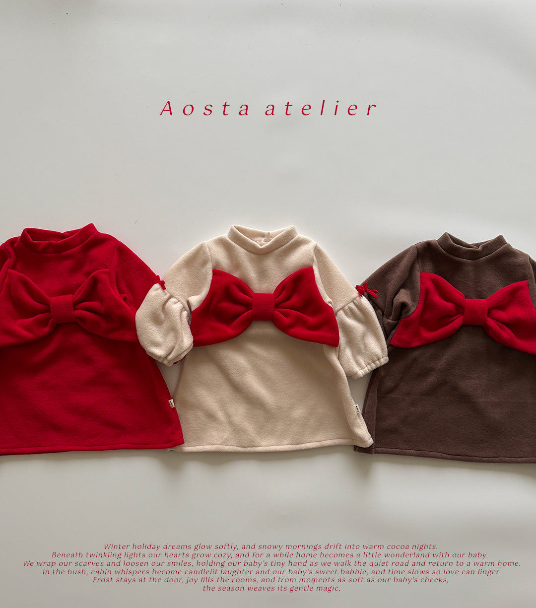 韓國童裝 25秋冬 | AO25449 Winter Dress