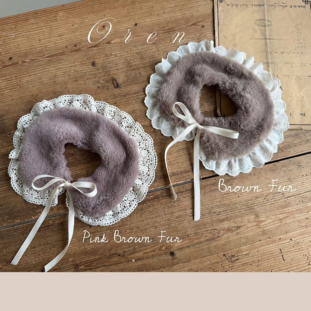 韓國童裝 25秋冬 | OR25402 Fur Cape