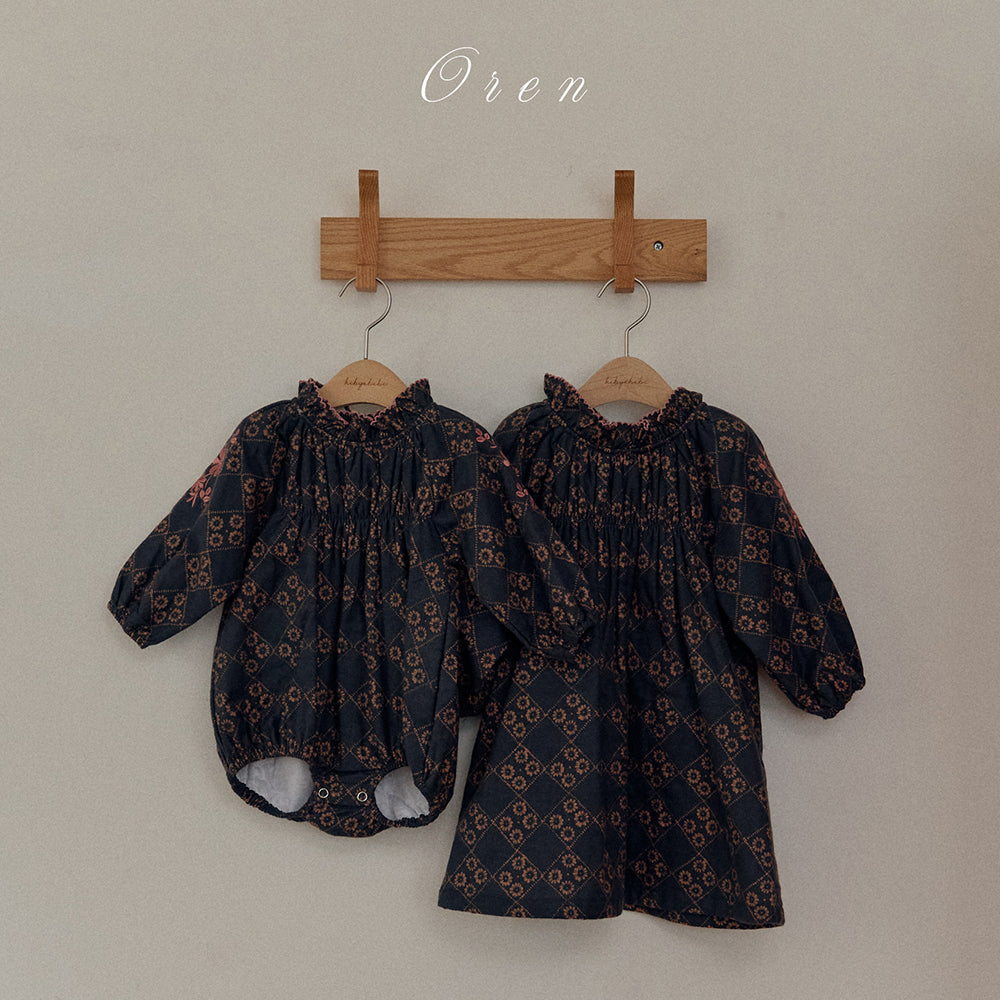 韓國童裝 25秋冬 | OR25406 Baby Suit (1 oz. padding)