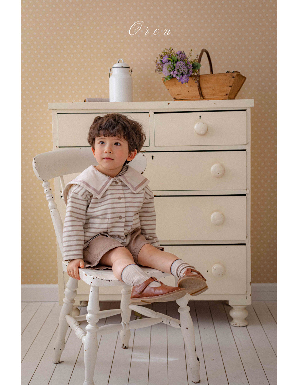 韓國童裝 26春 |  OR65 Jamie Marin ST Cardigan (75~100cm)