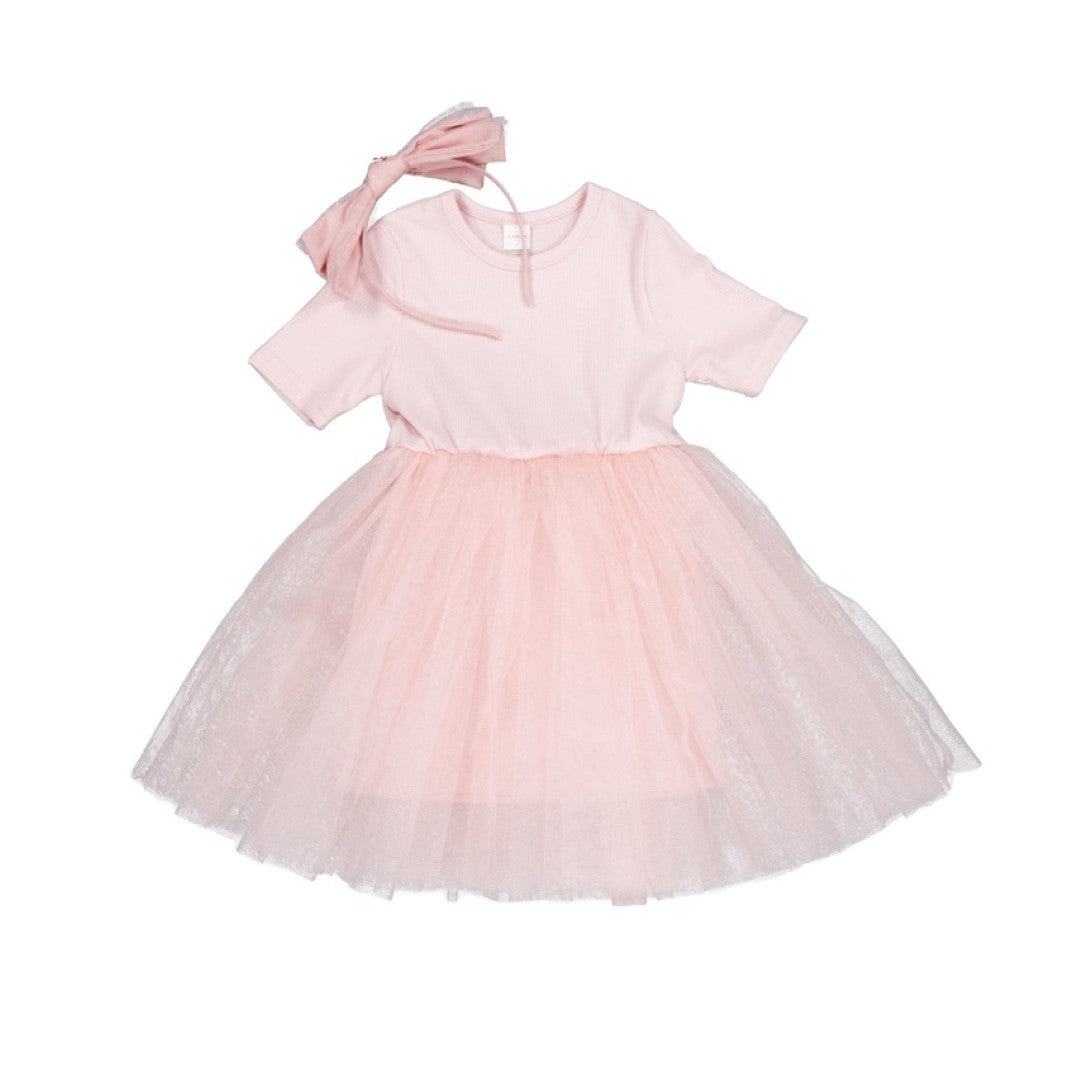 韓國童裝 26夏| LU15 Shine Tutu Dress | Shine 澎澎裙洋裝 (80-130)