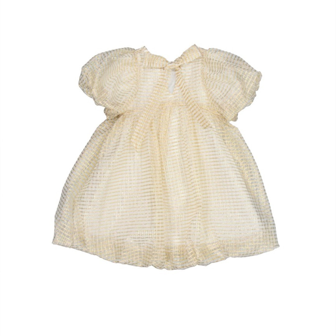 韓國童裝 26夏| LU08 Golden Balloon Dress | Golden 燈籠洋裝 (80-130)