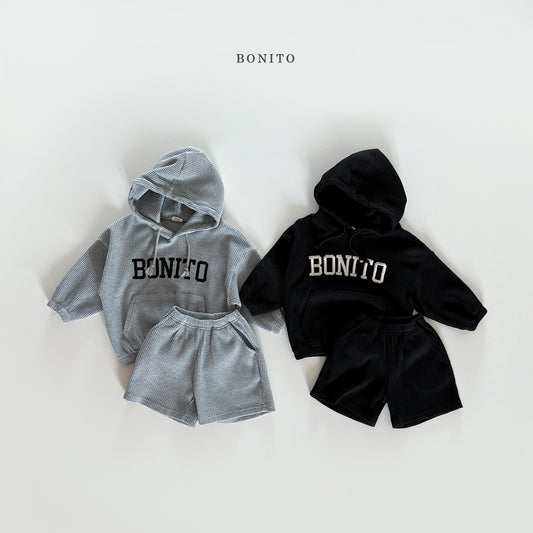 韓國童裝 25秋| BT25343 BONITO HOODED TOP AND BOTTOM SET (70-140CM)