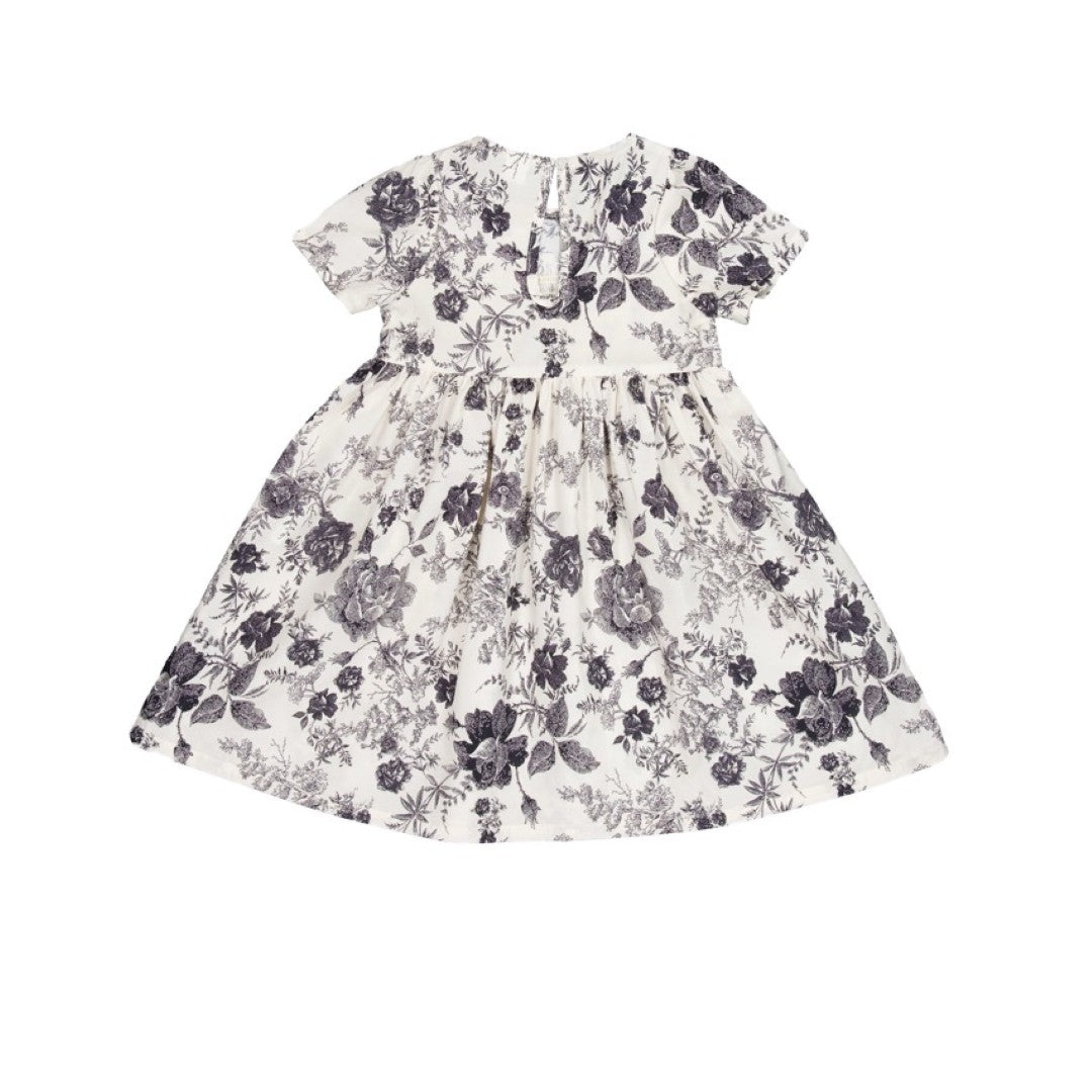 韓國童裝 26夏| LU04 DN Smock Dress | DN 抓皺洋裝 (80-130)