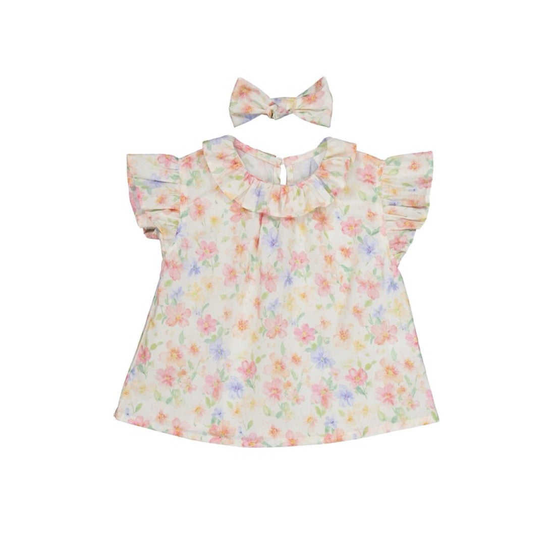 韓國童裝 26夏| LU11 Mona Blouse | Mona 罩衫 (80-130)