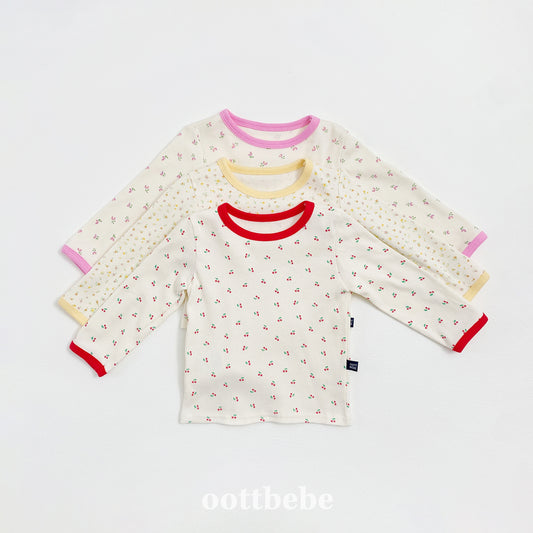 韓國童裝 | OT25341 Blossom Top and Bottom Set