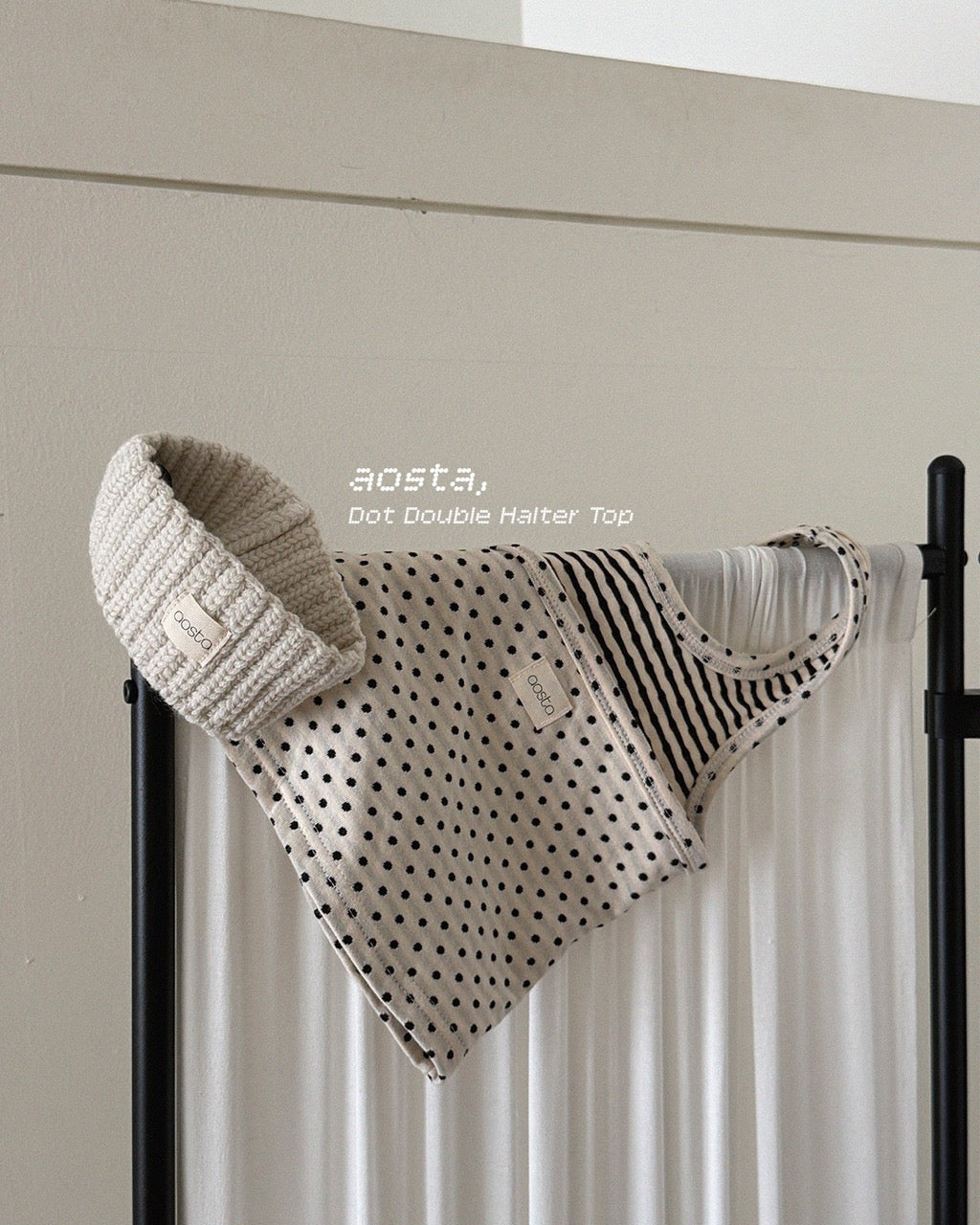 韓國童裝 26秋| AO52 Choco Chip Halter Neck 背心 (70-110)