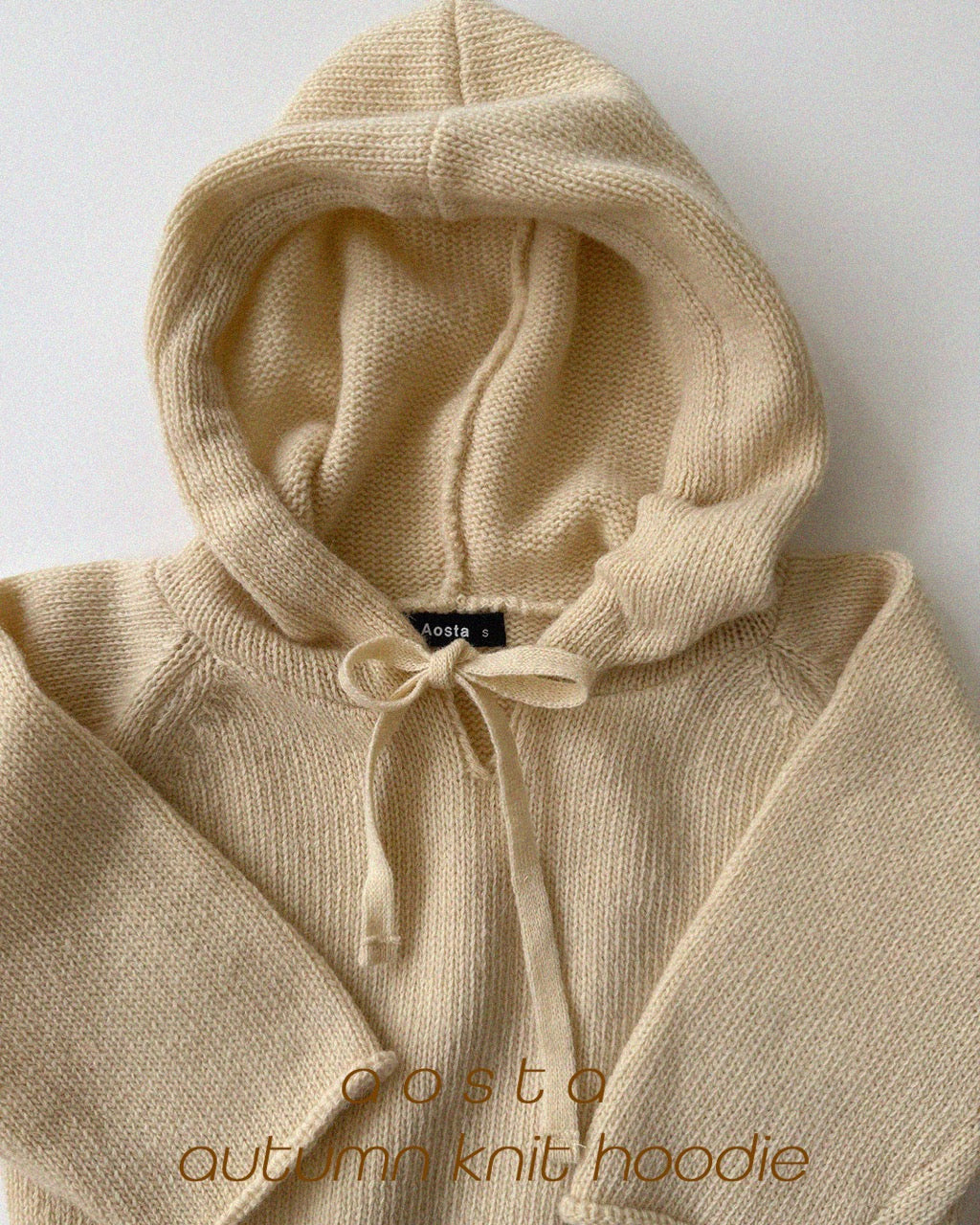 韓國童裝 26秋| AO10 Knit Cookie Hoodie 連帽衫 (70-110)