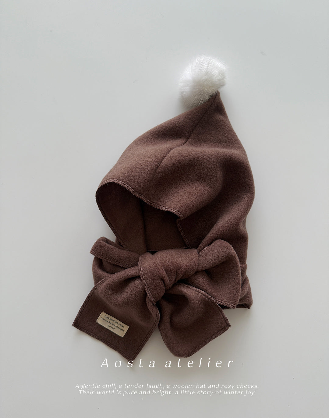 韓國童裝 25秋冬 | AO25440 Winter cone Muffler