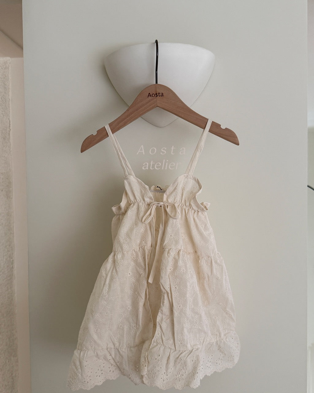 韓國童裝 26秋| AO24 Lace Cotton Open Dress 連身裙 (FREE)