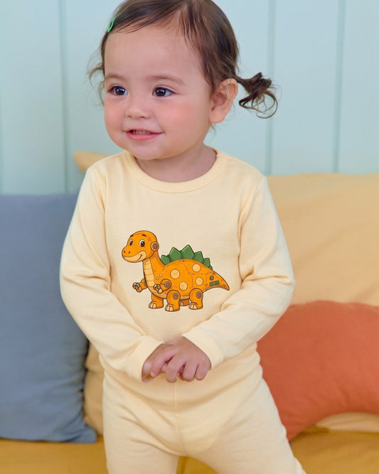 韓國童裝 26秋| OT29 Robot Dino Loungewear 家居服