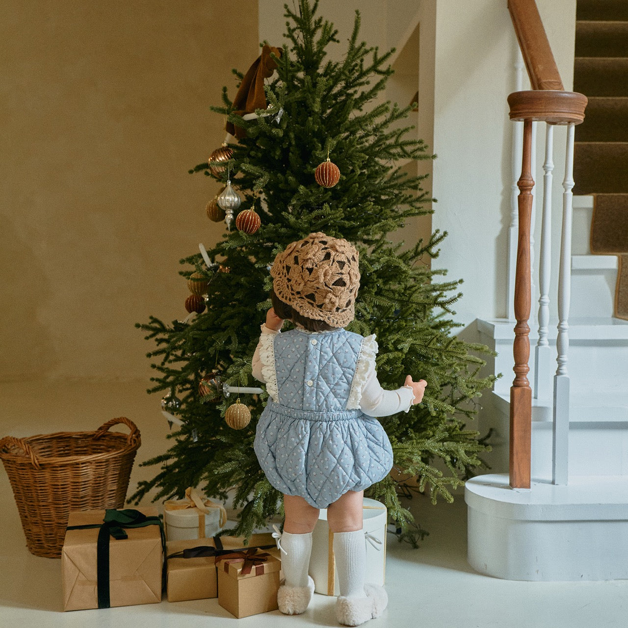 韓國童裝 25秋冬 | MK25401 Padding Baby Suit