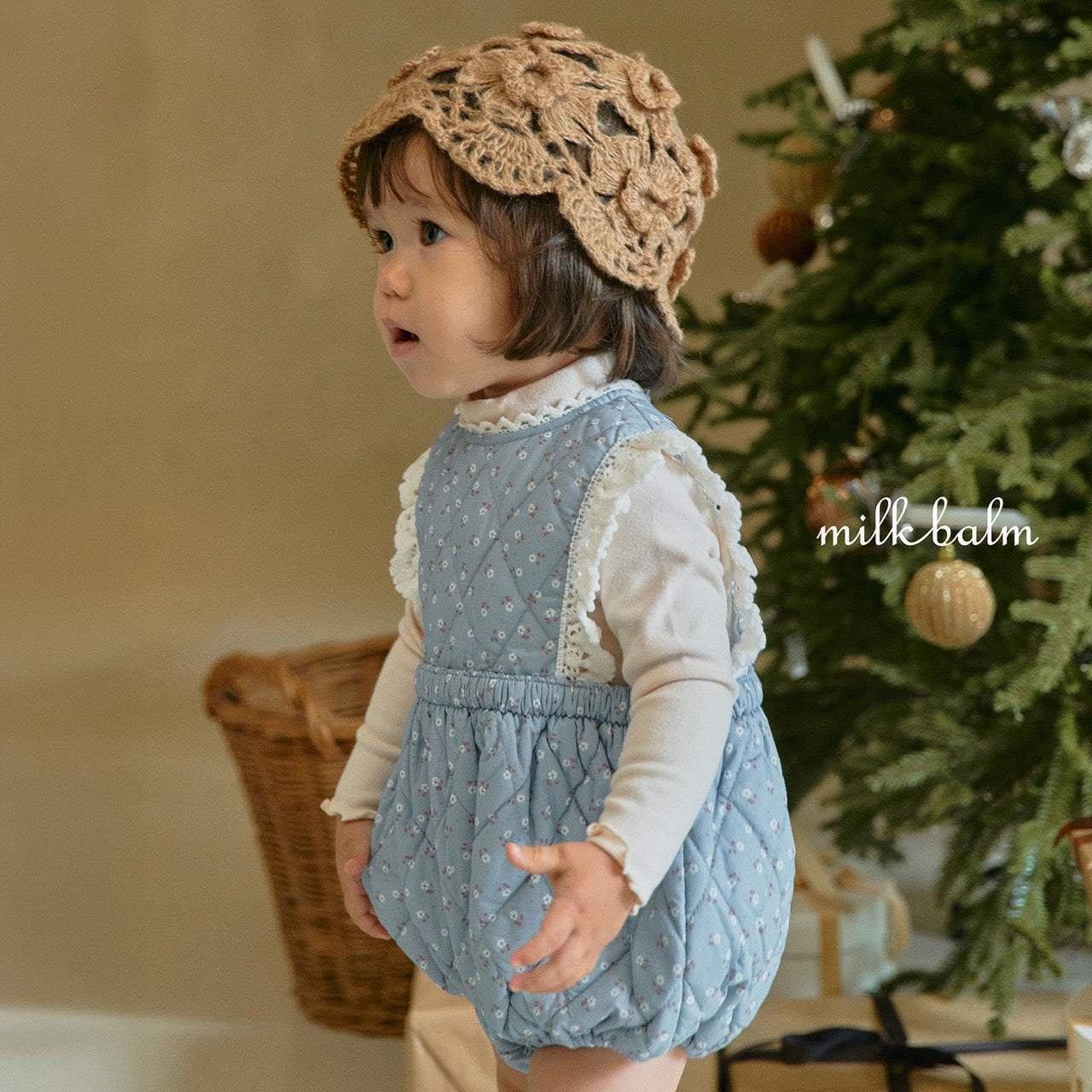 韓國童裝 25秋冬 | MK25401 Padding Baby Suit