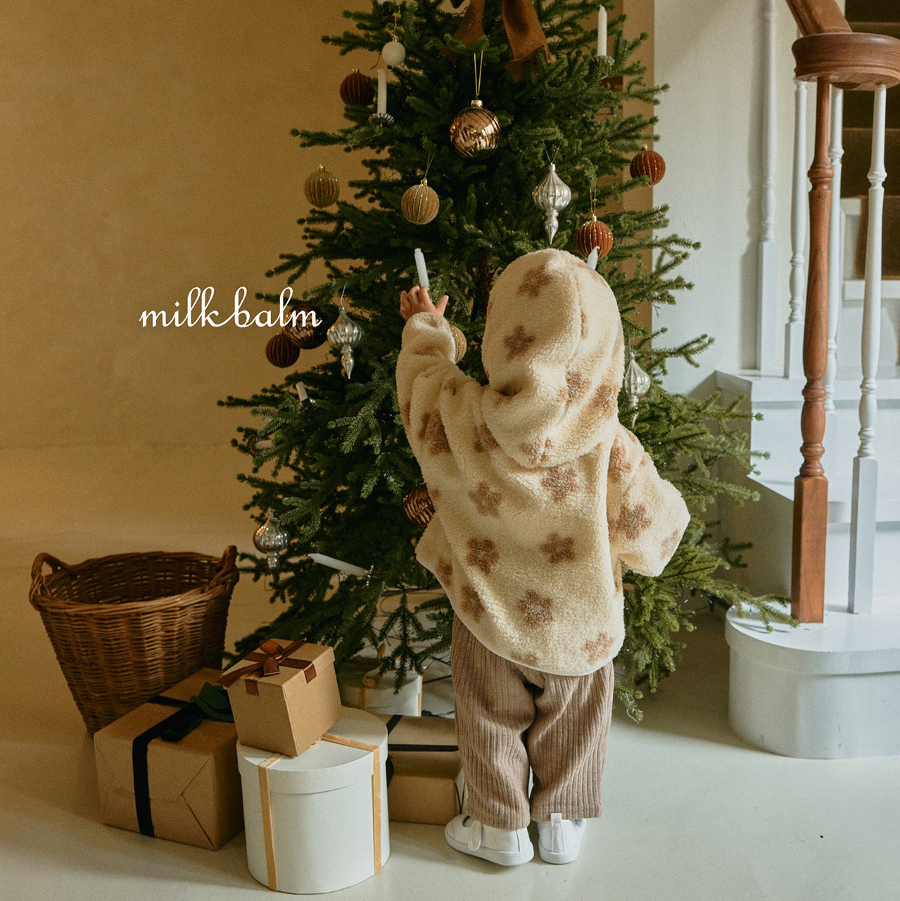 韓國童裝 25秋冬 | MK25405 Flower Jacket (帽子不連)