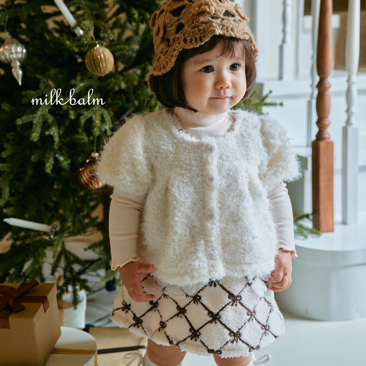 韓國童裝 25秋冬 | MK25404 Ribbon OPS