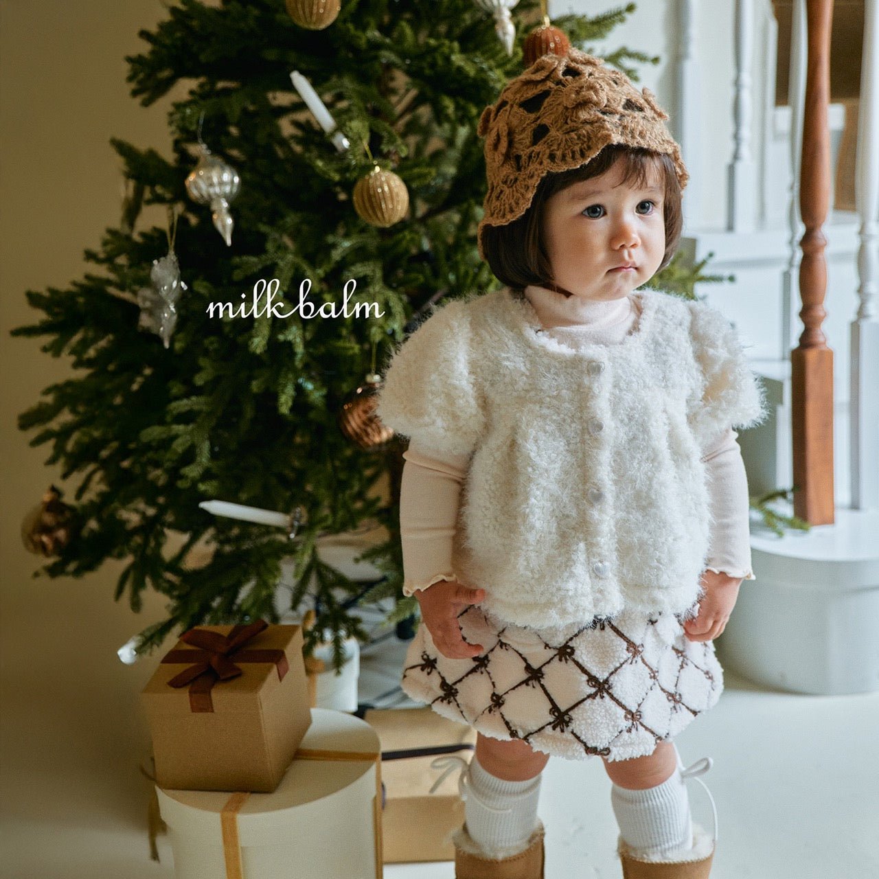 韓國童裝 25秋冬 | MK25404 Ribbon OPS